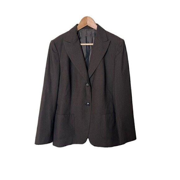 Kiton Brown Wool Jacket Blazer 48 Womens - Picture 1 of 6